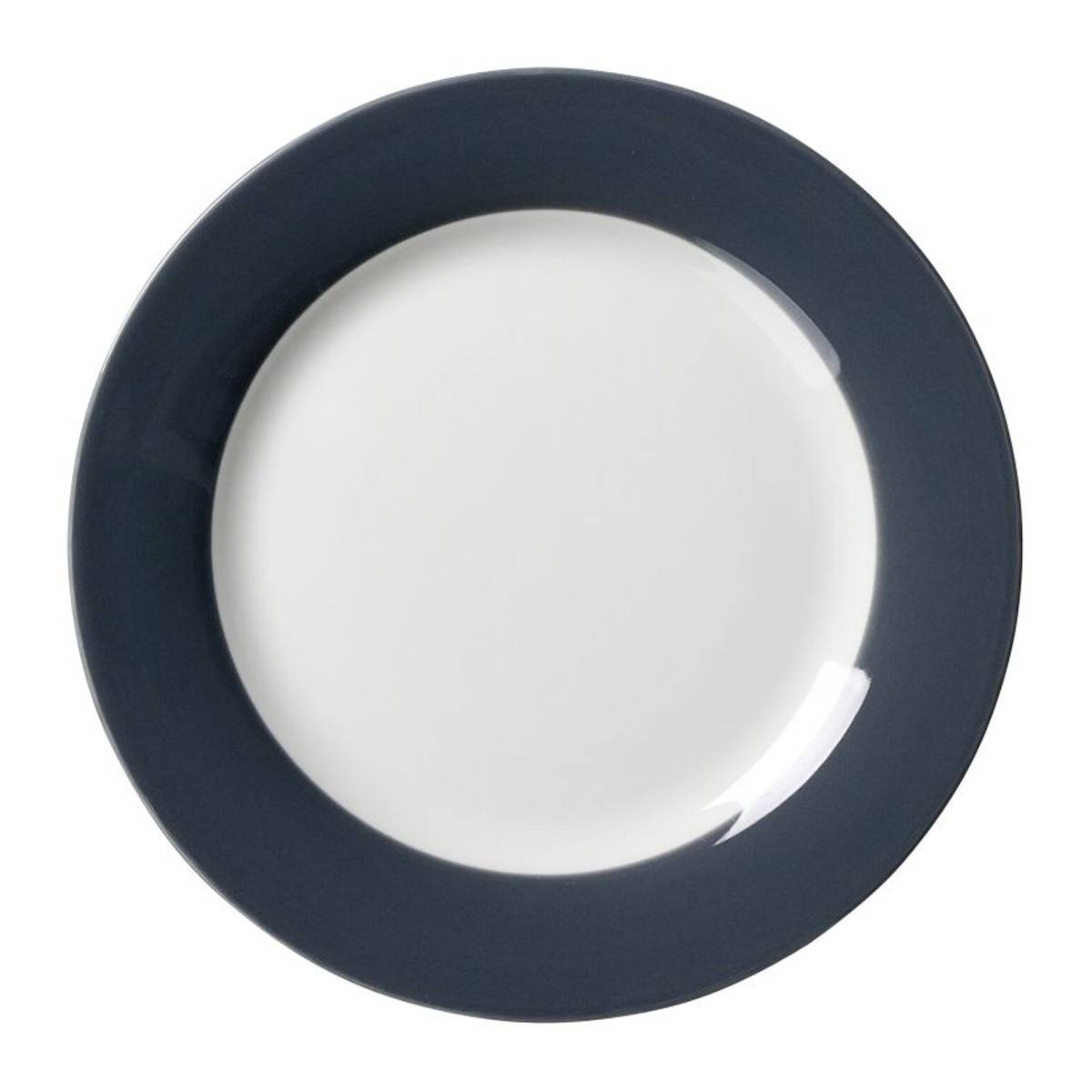 Ritzenhoff und Breker Doppio anthrazit Frühstücksteller 20,5 cm