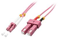 Lindy 46362 InfiniBand/Glasfaserkabel 3 m LC SC Pink Multimedia-Technik Lichtwellenleiterkab