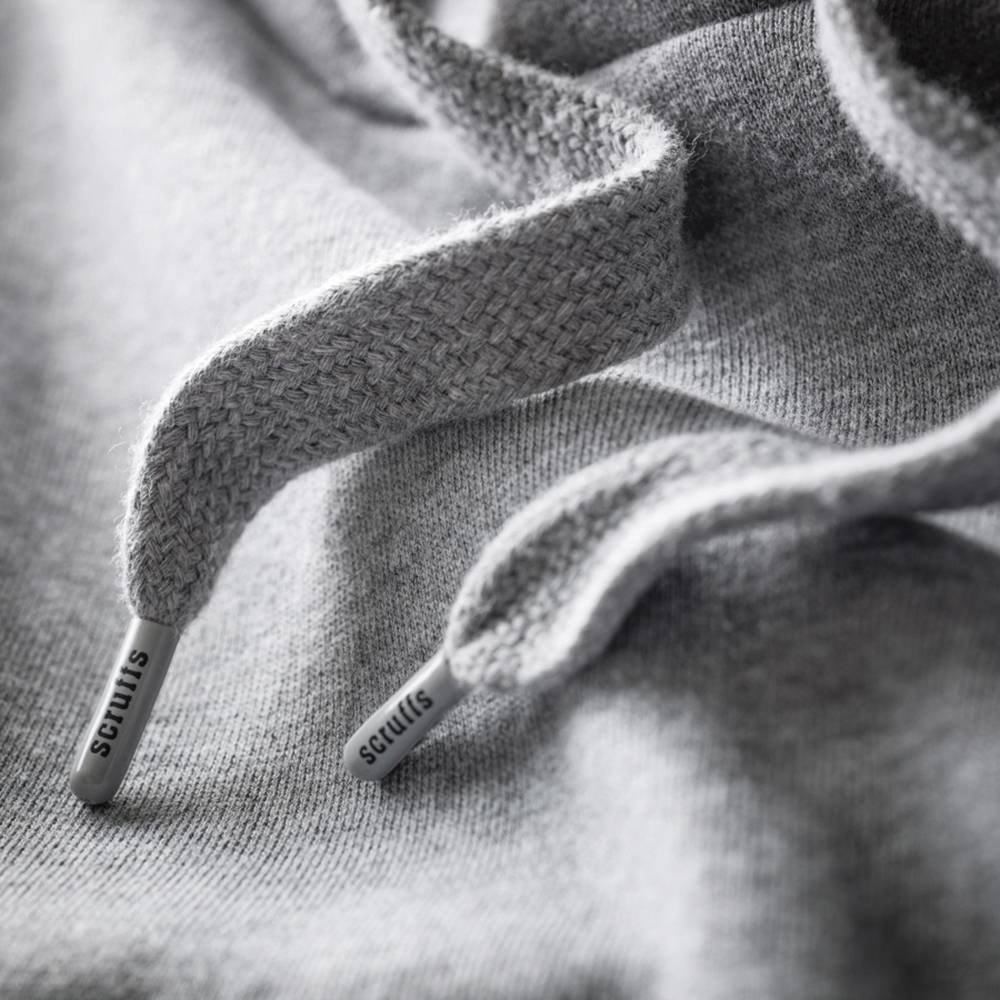 Scruffs Kapuzenpulli Worker grau Größe XXL