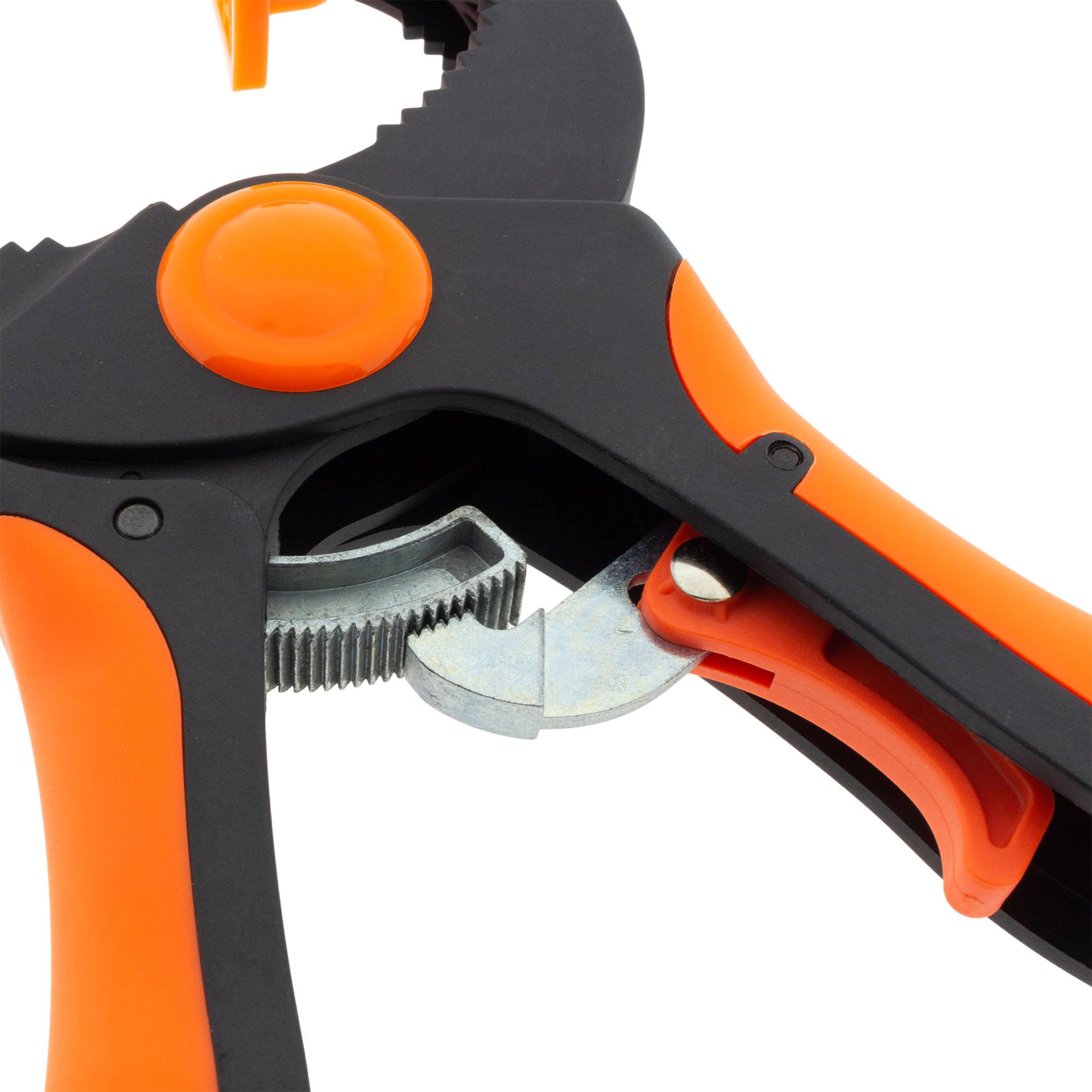 2 x Ratschenzwinge 215mm - Backenöffnung 45mm