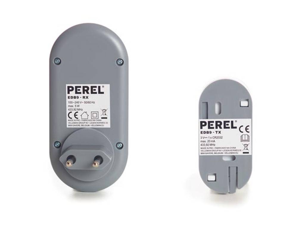 FUNKKLINGEL KOMPLETT-SET MIT OPTISCHER ANZEIGE