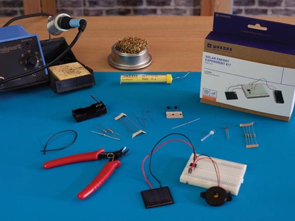 Lernpaket, Experimentierkasten, Einsteigerset, kein Löten erforderlich, Steckplatine, Solarenergie