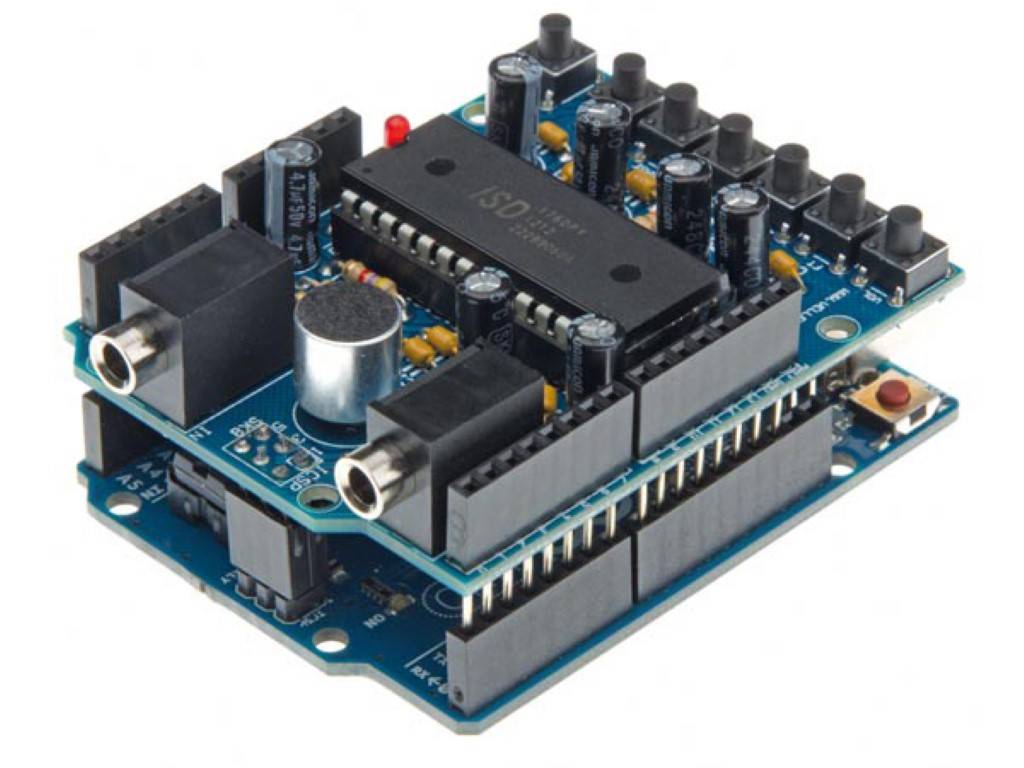 AUDIO-AUFNAHME SHIELD FÜR ARDUINO