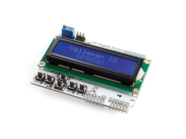 LCD & KEYPAD SHIELD FÜR ARDUINO - LCD1602