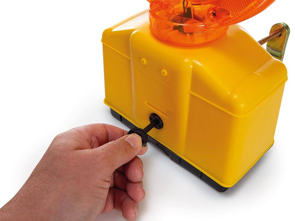 LED-Warnblitzleuchte mit Dämmerungssensor