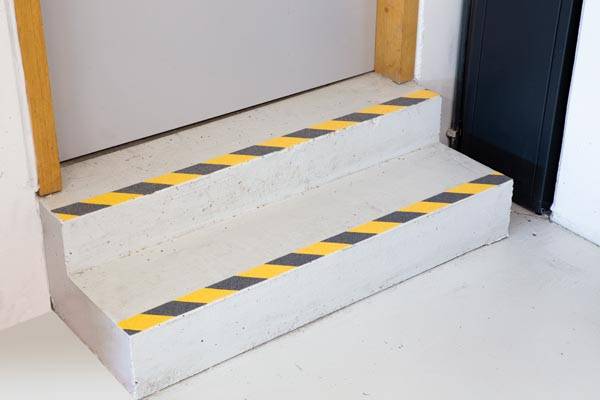 Anti-Rutsch-Band 5cm x 5m - Schwarz/Gelb