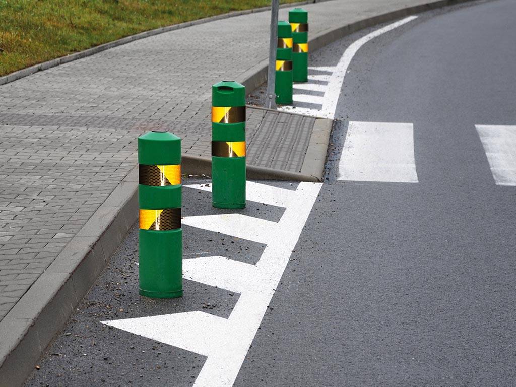 Reflektierendes Wabenband 5cm x 5m - Schwarz/Gelb