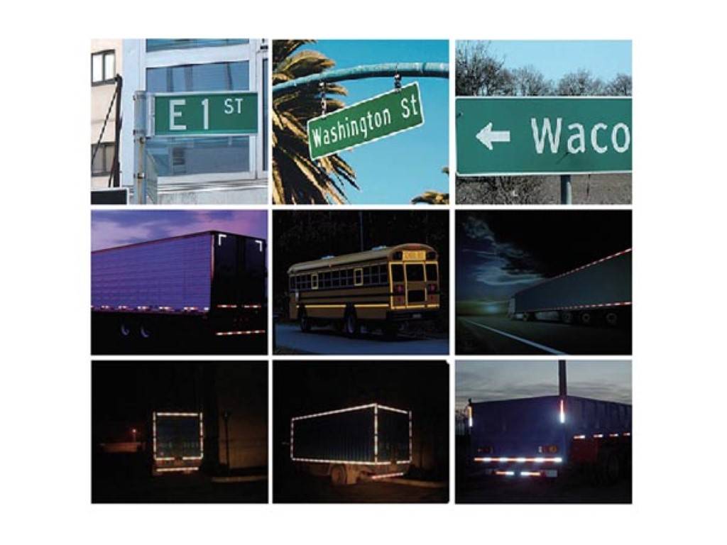 Reflektierendes Wabenband 5cm x 5m - Weiß