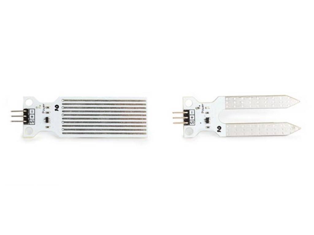 BODEN-FEUCHTIGKEITSSENSOR + WASSERPEGELSENSOR - KOMPATIBEL MIT ARDUINO