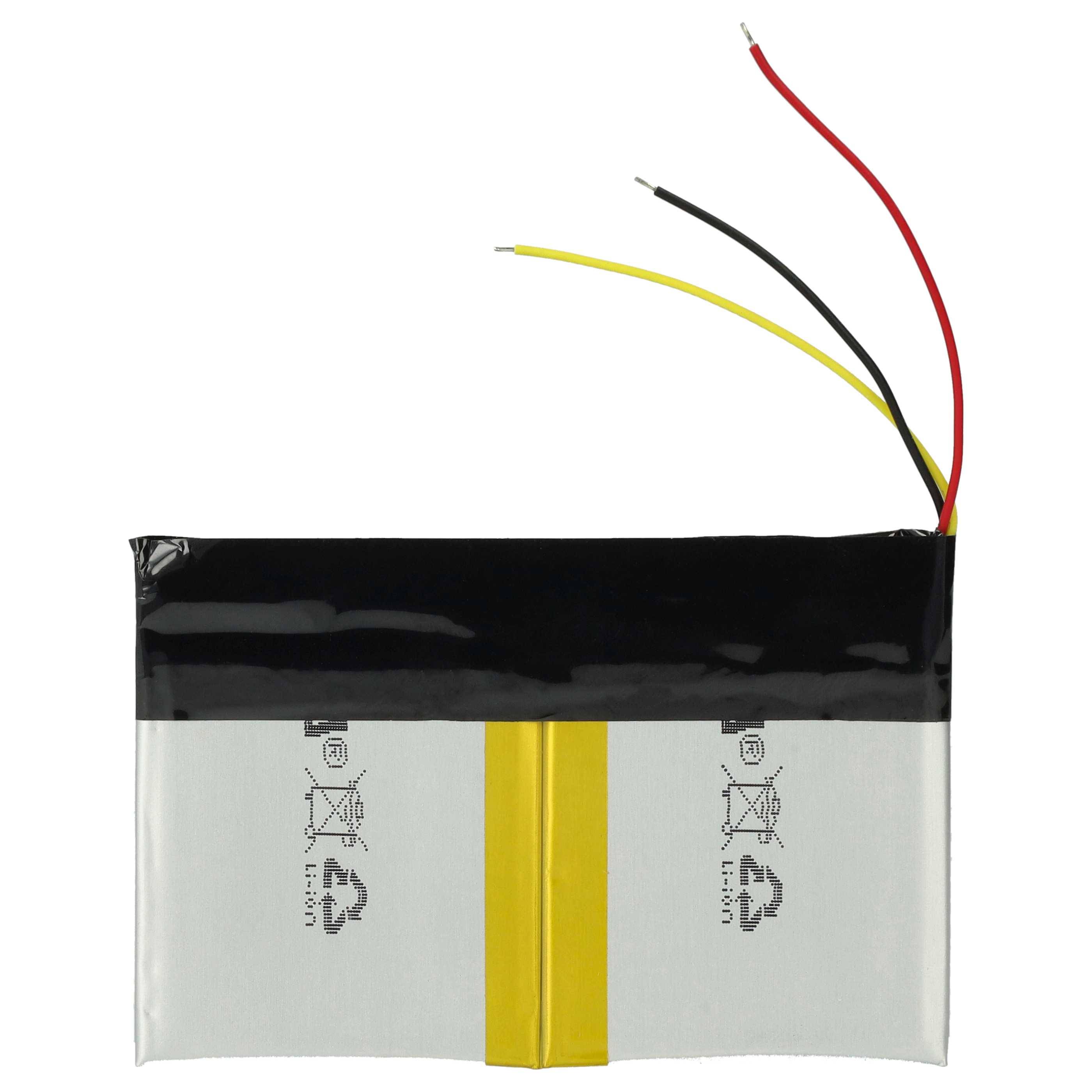 vhbw Akku Ersatz für Hella Gutmann 2S/LPP443441 S | für KFZ-Diagnosegerät (660 mAh, 7,4 V, Li-Polymer)