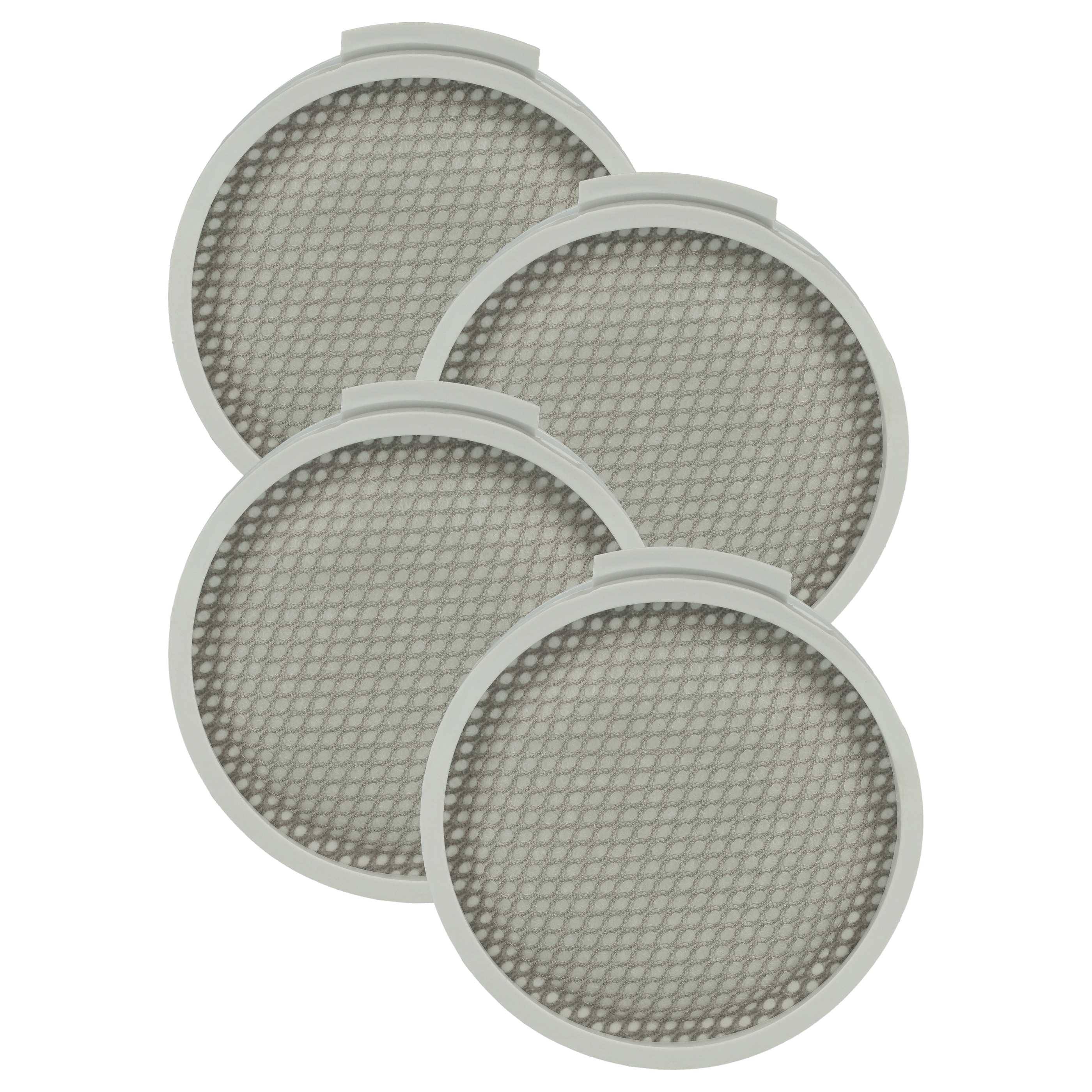 vhbw 4x Staubsaugerfilter kompatibel mit Xiaomi Mijia Mi MSCWXCQ01RR | SKV4060GL Staubsauger - HEPA-Filter Grau