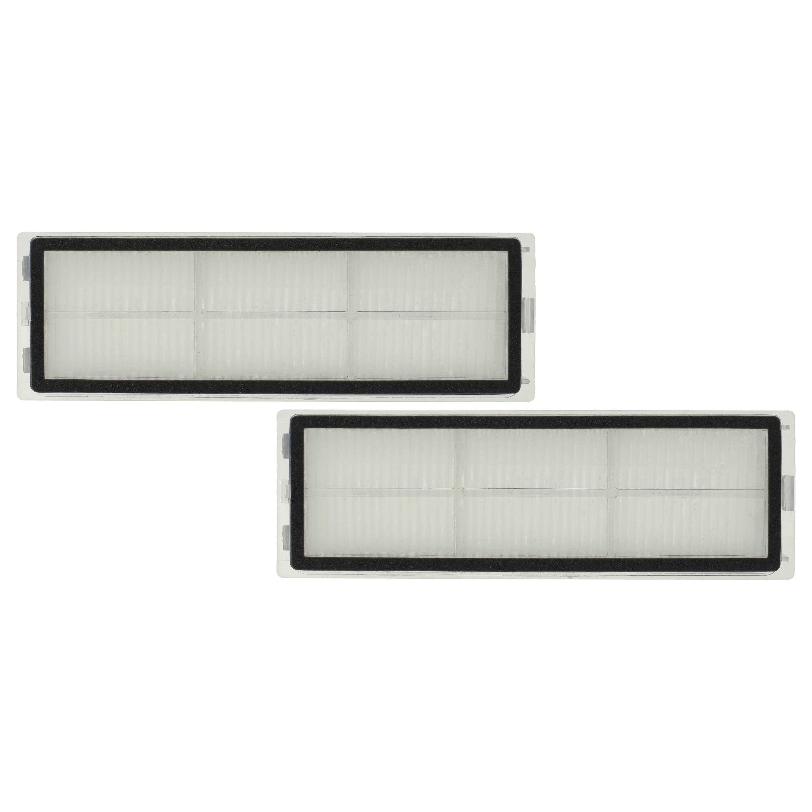 vhbw 2x HEPA-Filter mit Rahmen kompatibel mit Xiaomi Mijia 1C STYTJ01ZHM | Mi Robot Vacuum Mop 1C, Mijia 1C Saugroboter - Luftfilter, 15 x 5 x 1,4