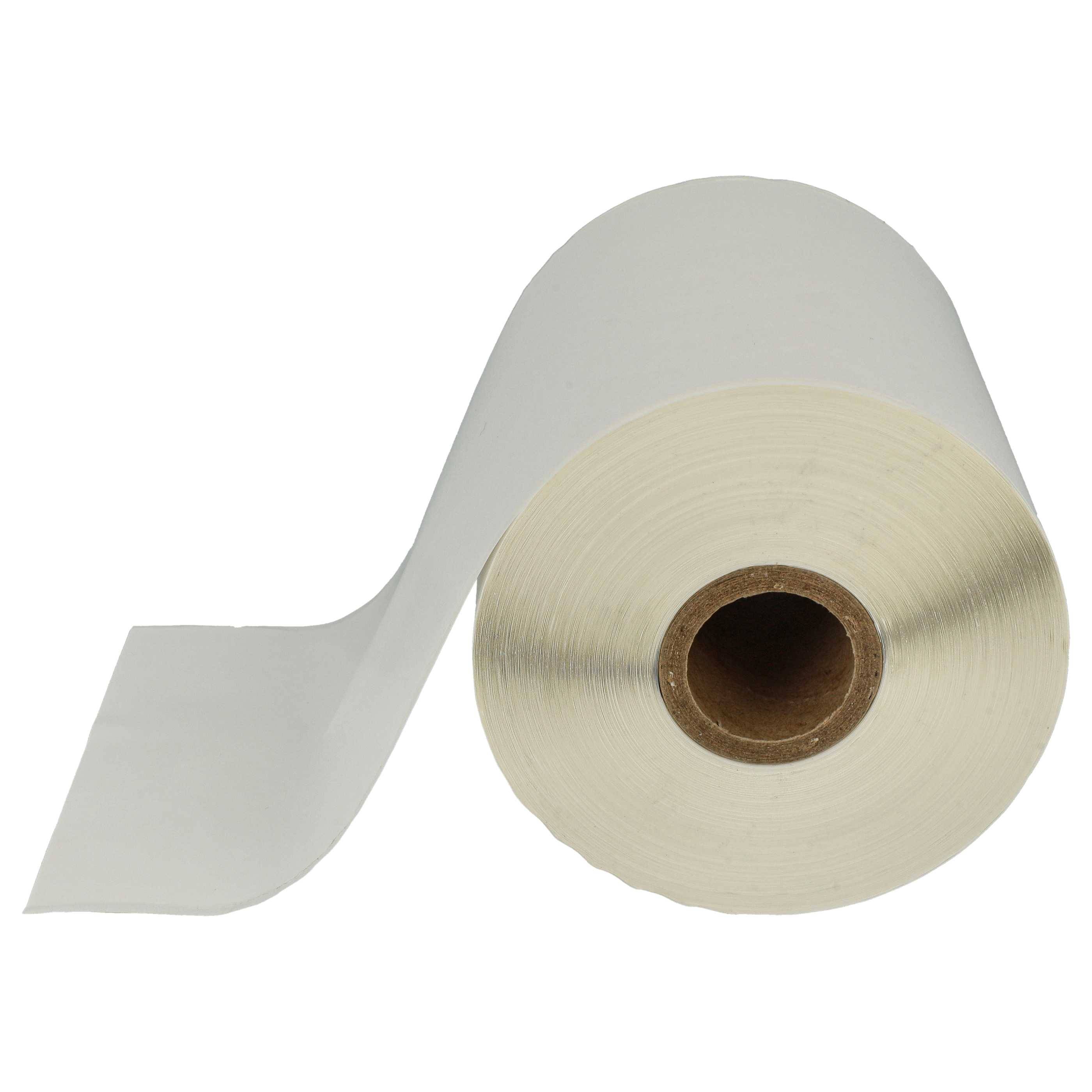 vhbw 5x Etiketten-Rolle 102mm x 44,3m (1 Etikette) kompatibel mit Brother TD-2130, TD-4100N, TD-4100, TD-4000, TD-2130N Etiketten-Drucker
