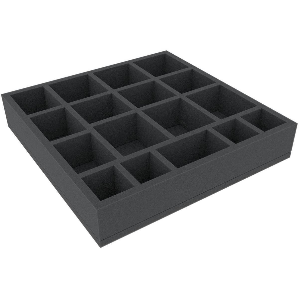 ABMFHR055BO - 300 mm x 300 mm x 55 mm Schaumstoffeinlage für Brettspiele