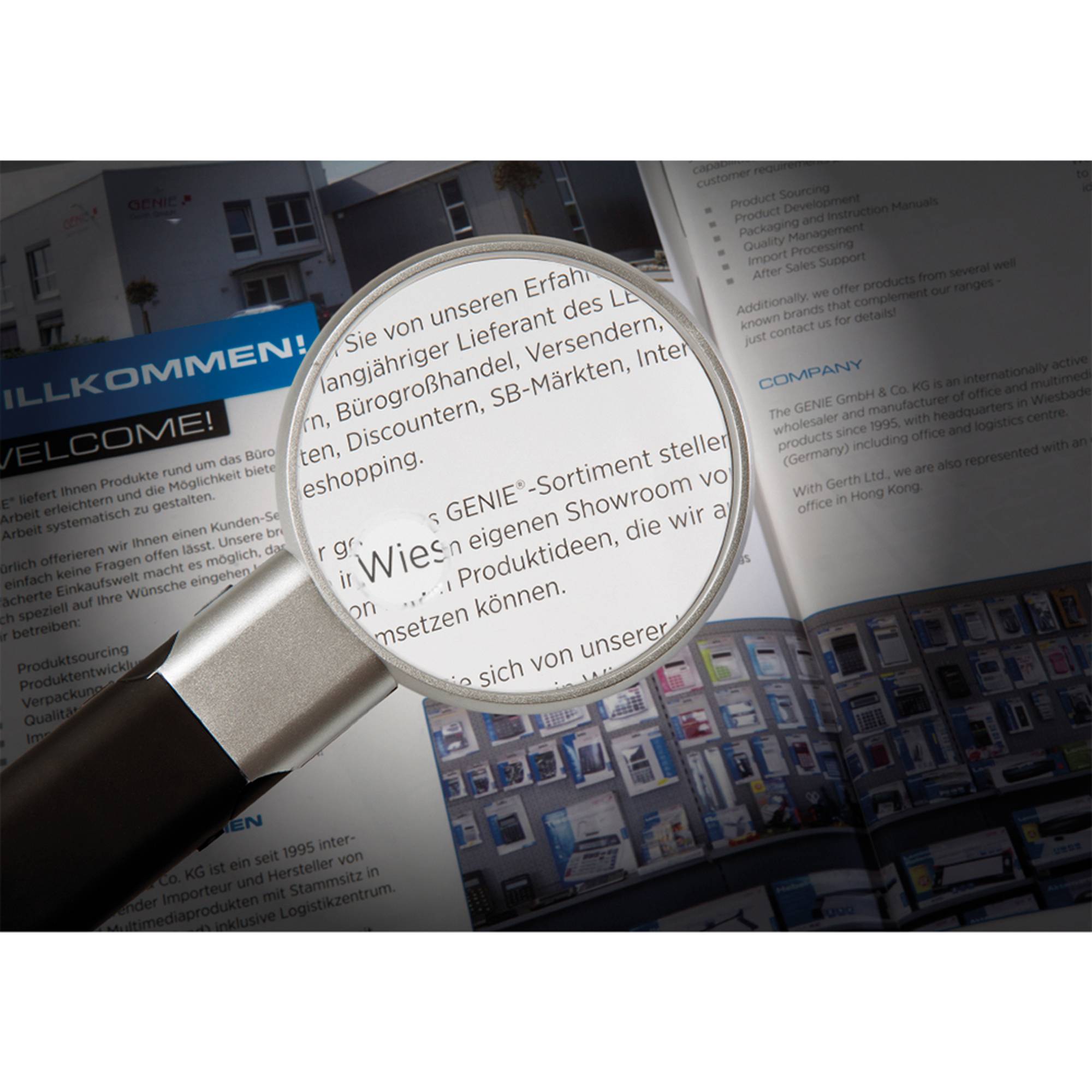 GENIE Leselupe ML 95 40192 90mm LED sw/si