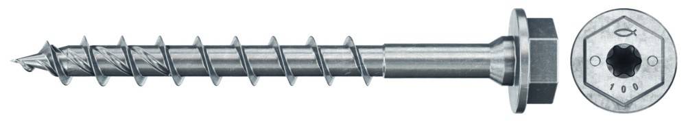 Nahaufnahme eines glänzenden, metallischen Bohrers mit einer Spiralstruktur, der seine scharfe, gewundene Form für effizientes Bohren zur Schau stellt.