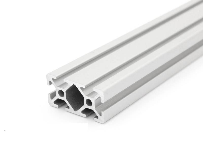 Aluminiumprofil 20x40L I-Typ Nut 5 (leicht), silber eloxiert. Aluminium Profil 20x40 Alu Profil 20 x 40 Montage- Systemprofil 880mm