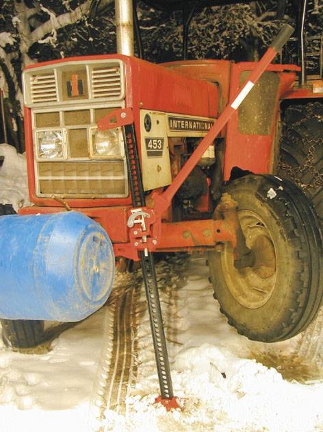 Berger & Schröter 50133 Farm Jack Wagenheber Offroad Traktorhochheber 3500kg Tragkraft