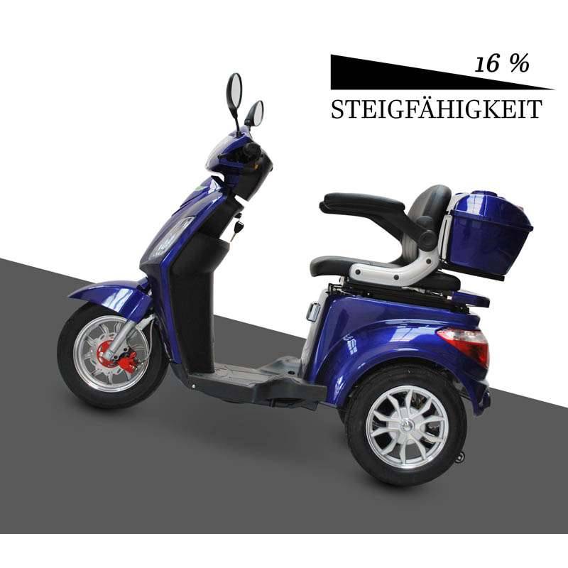 ECO ENGEL 500 Blau Senioren Roller 25 km/h Seniorenmobil