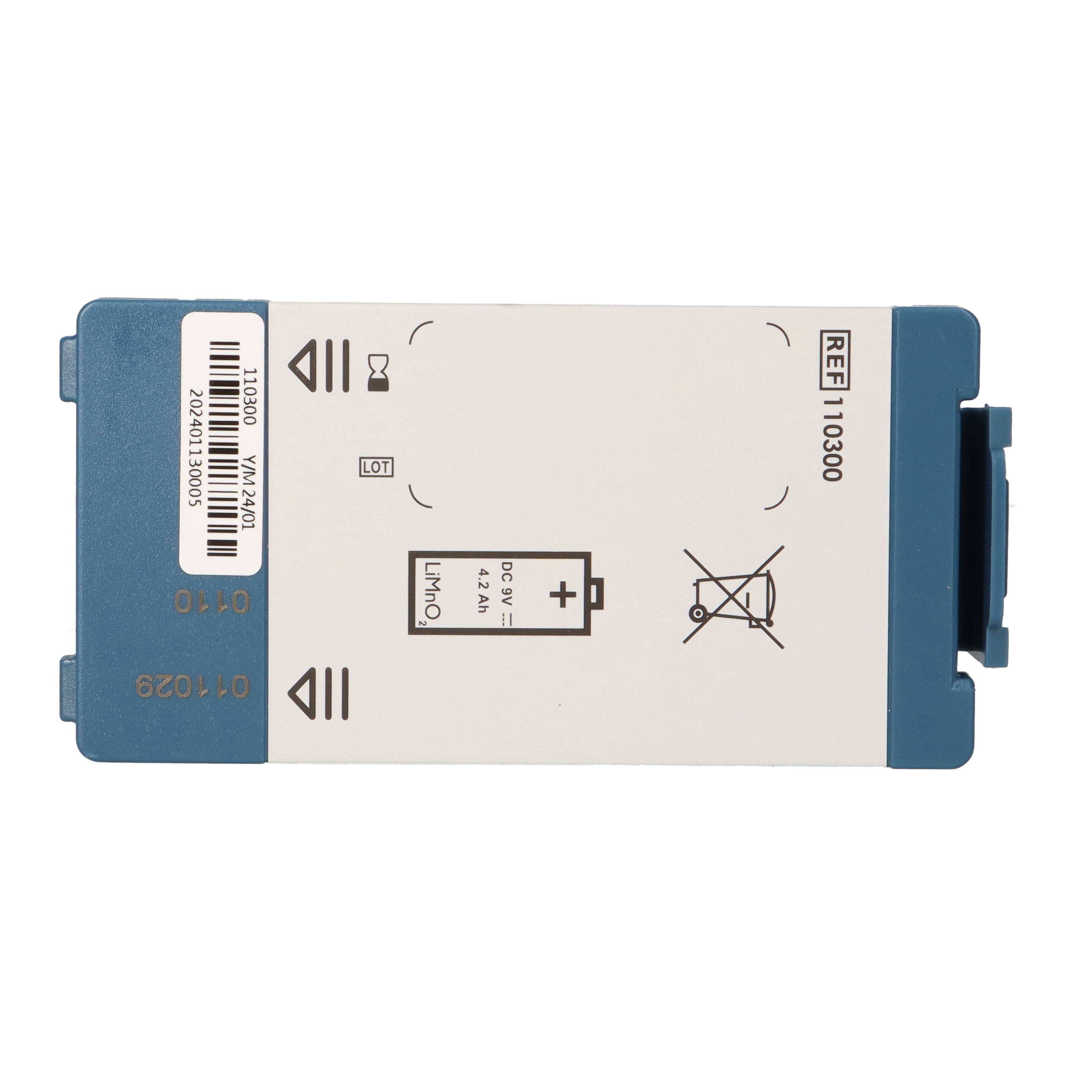 Lithiumbatterie passend für M5070A Philips Heartstart HS1/FRx