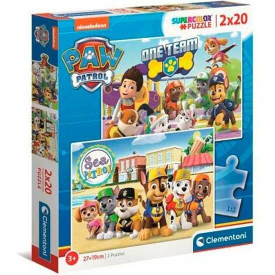 Clementoni Paw Patrol Puzzle 2x20 Teile