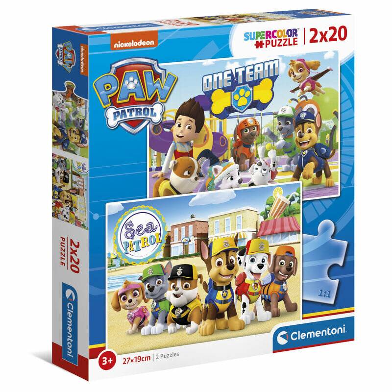 Clementoni Paw Patrol Puzzle 2x20 Teile