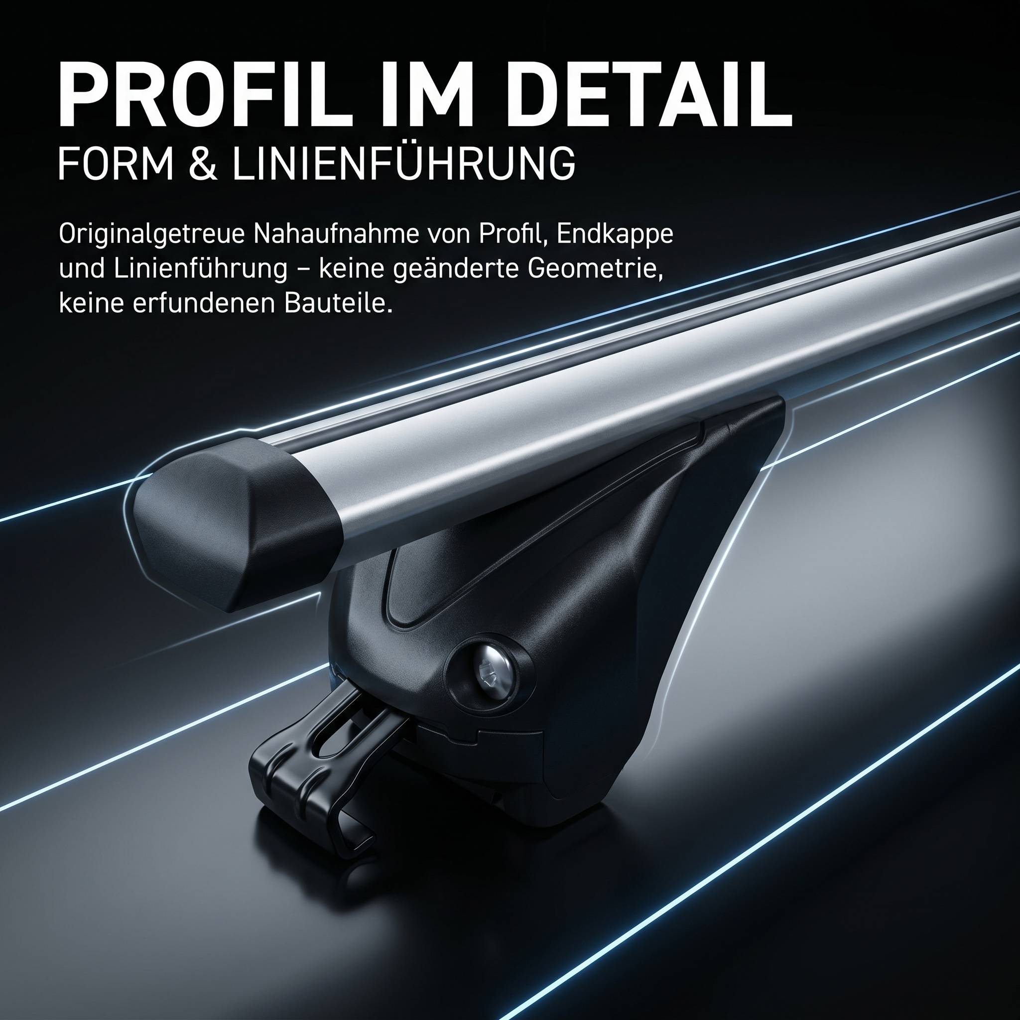 Dachträger/Relingträger VDP KING1 kompatibel mit für Dacia Lodgy (5 Türer) ab 12