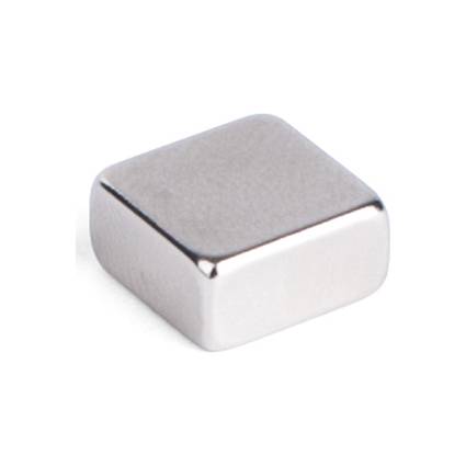 pavo Neodym-Haftmagnet, eckig, Maße: 10 x 10 x 5 mm, silber