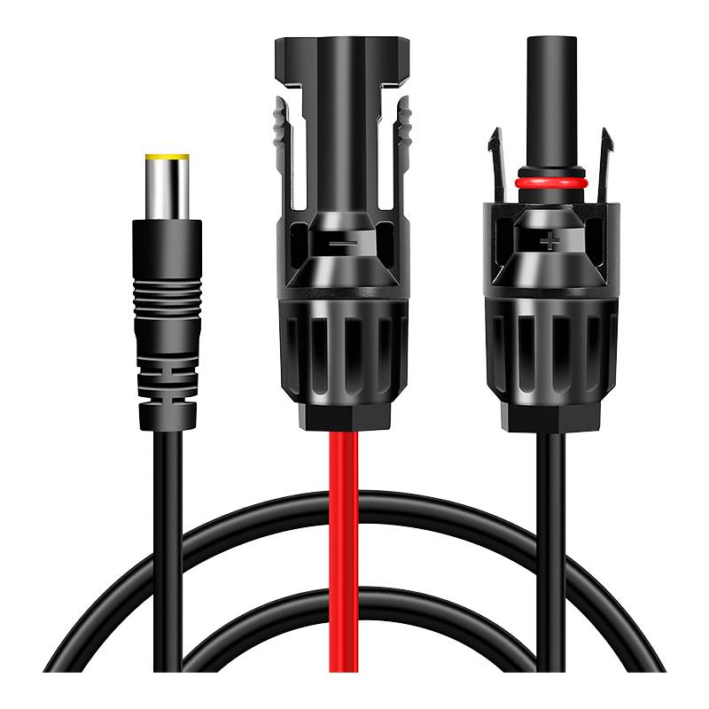 LogiLink Solar-Adapterkabel, schwarz/rot, 1,8 m