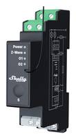 SHELLY - · Hutschiene·""""Wave Pro 2PM""""· Relais· max. 25A· 1 Phase· 2x 16A·