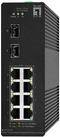 LevelOne Hilbert Industrial PoE Smart Lite Switch - 2 x SFP - 8 Outputs - Switch - Kupferdraht