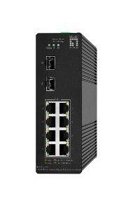 LevelOne Hilbert Industrial PoE Smart Lite Switch - 2 x SFP - 8 Outputs - Switch - Kupferdraht