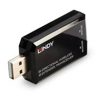 Lindy 38331 Audio-/Video-Leistungsverstärker AV-Sender und -Empfänger Schwarz Multimedia-Technik