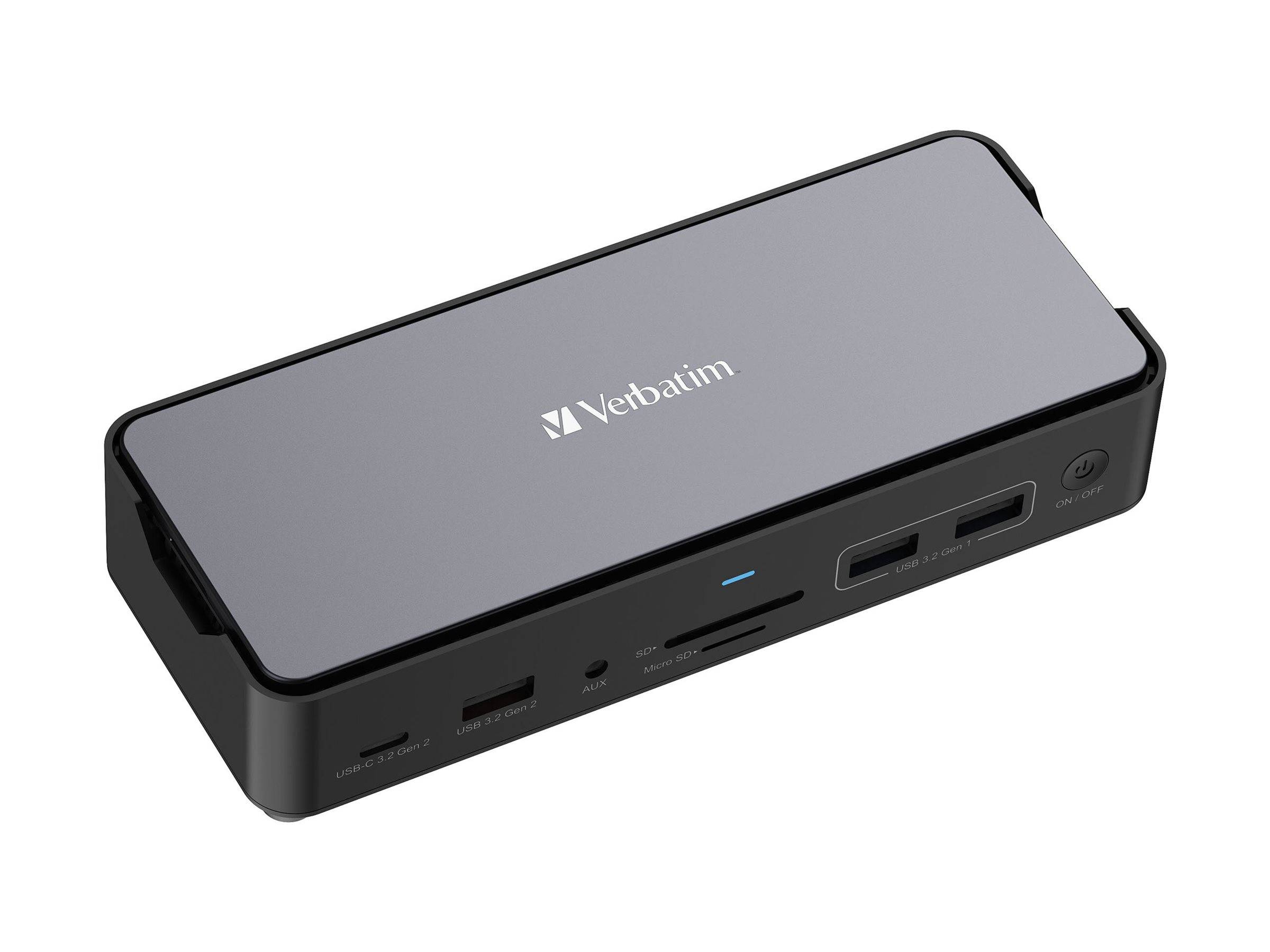 Verbatim Pro - Dockingstation - USB-C - 2 x HDMI, DP