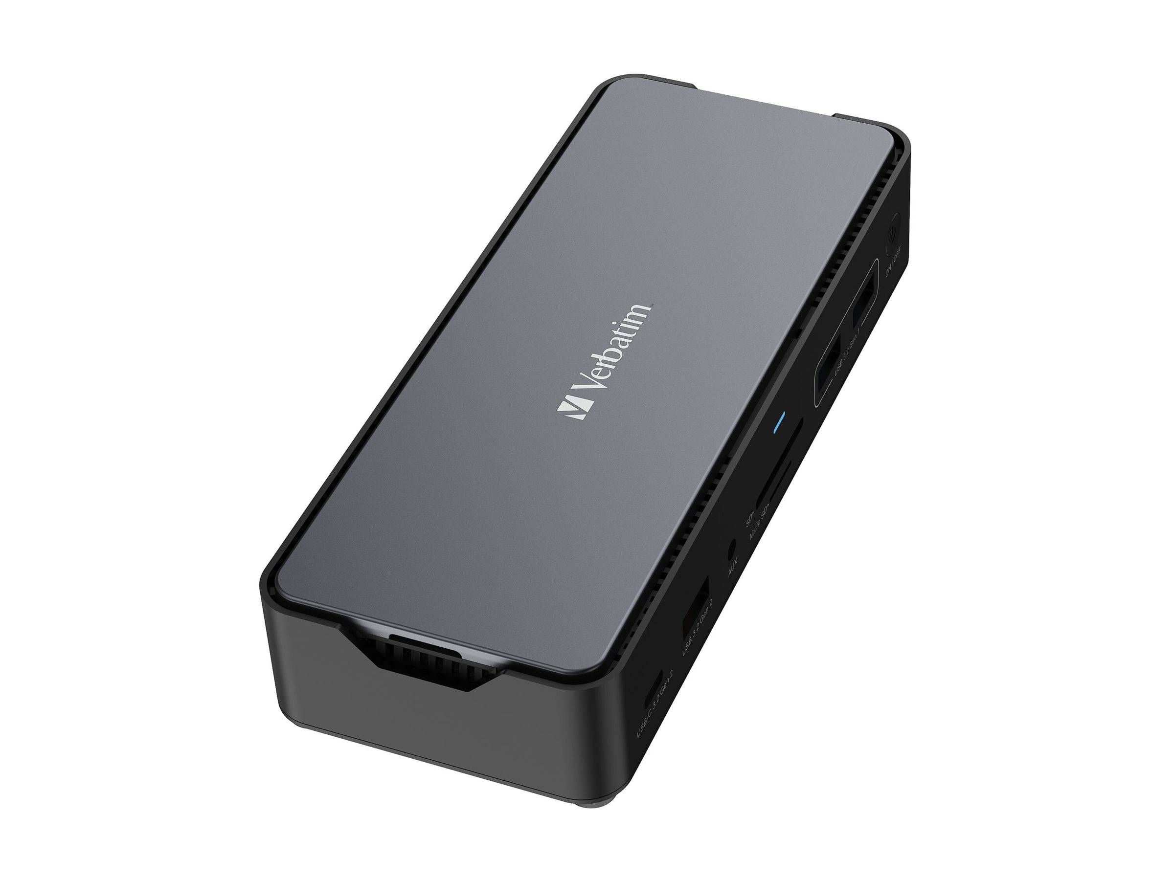 Verbatim Pro - Dockingstation - USB-C - 2 x HDMI, DP