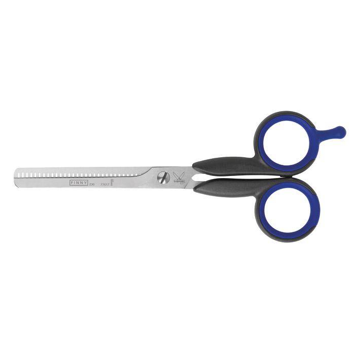 Haarschere "Finny" - mit 30 Zähnen - Schneidelänge 6 cm - Gesamtlänge 17 cm
