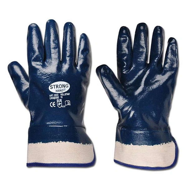 Arbeitshandschuh "Vollstar" - Nitril - Farbe blau - Norm EN 388/Klasse 4121 - Größe 10 Arbeitshandschuh "Vollstar" - Nitril - Farbe blau - Norm EN 388/Klasse 4121 - Größe 10