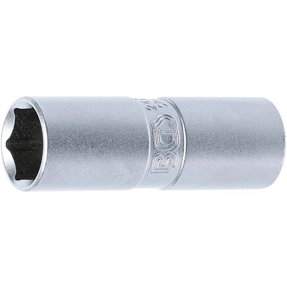 Zündkerzen-Einsatz - matt verchromt - Antrieb 1/2" - SW 16 mm