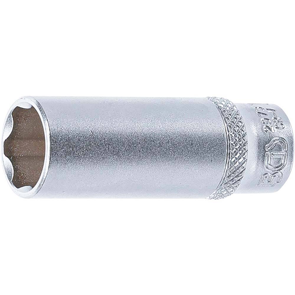 Steckschlüssel- Einsatz 1/4" - Super Lock - tief - 13 mm