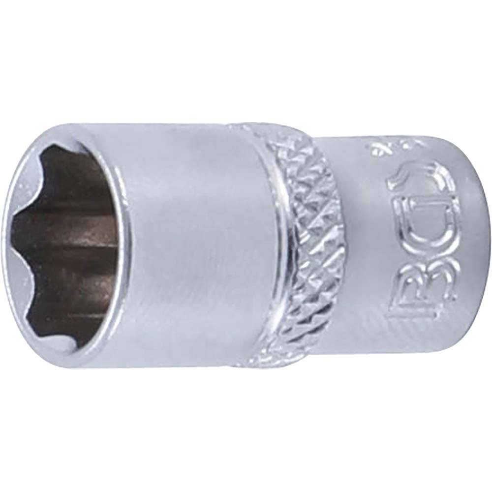 Steckschlüsseleinsatz - nach DIN - Chrom-Vanadium-Stahl - Einsatz 1/4" - 4 mm bis 14 mm - 10 mm