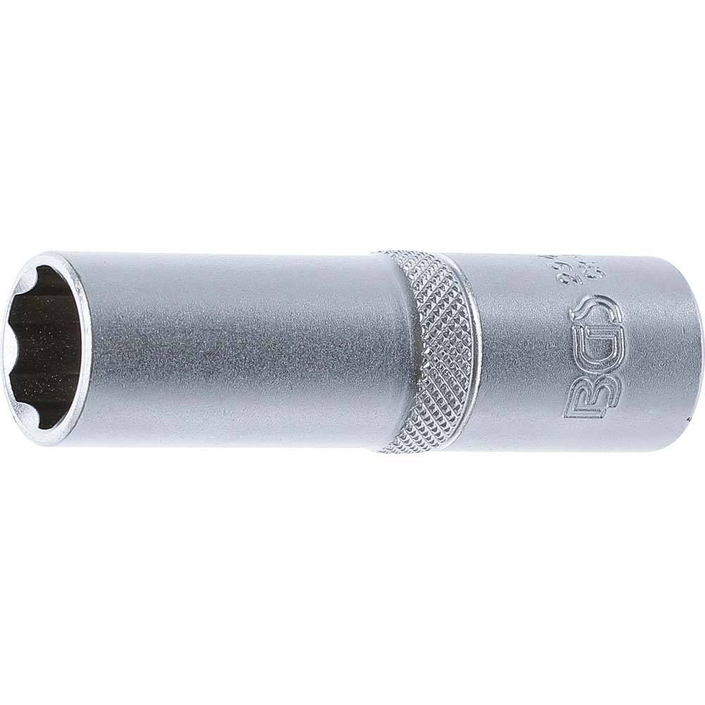 Steckschlüssel-Einsatz 1/2" - Super Lock - tief - 15 mm - Chrom-Vanadium-Stahl