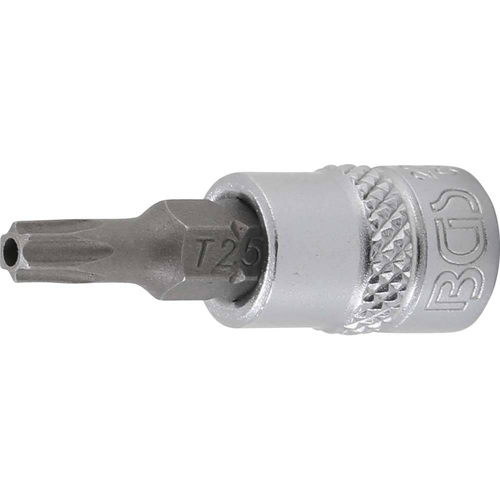 Bit-Einsätze 1/4" T-Profil mit Bohrung - T-Profil T 25