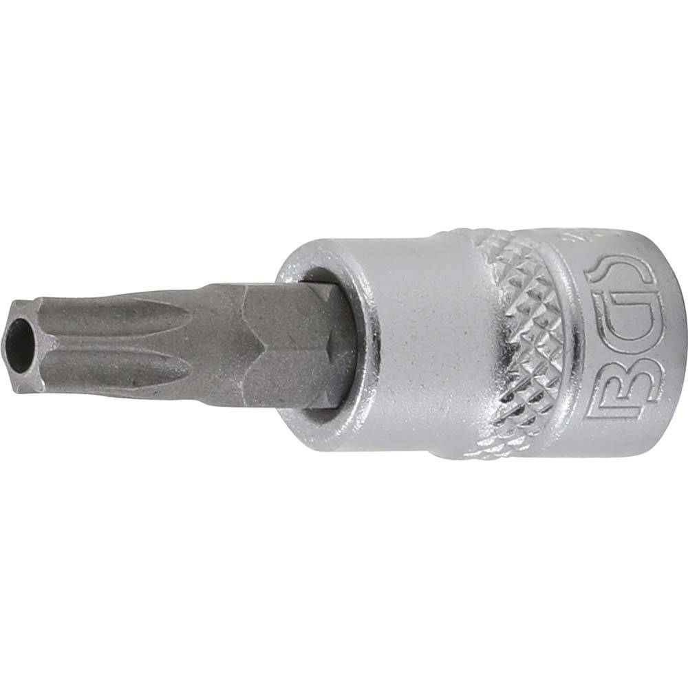 Bit-Einsätze 1/4" T-Profil mit Bohrung - Antrieb 1/4" - T-Profil T 30