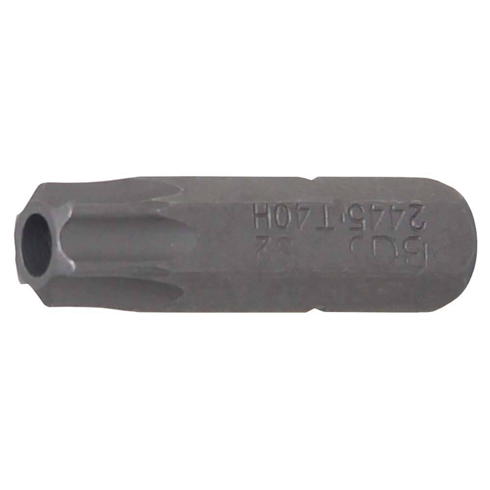 Bit T-Star - mit Bohrung - 1/4" - 25 mm - Chrom-Vanadium-Stahl - T-Star T 40