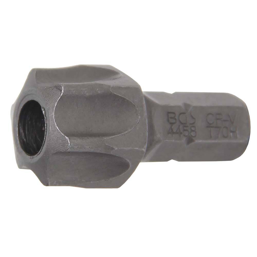 Bit T-Profil - mit Bohrung - 30 mm lang - 5/16" - Chrom-Vanadium-Stahl - T-Profil T-70