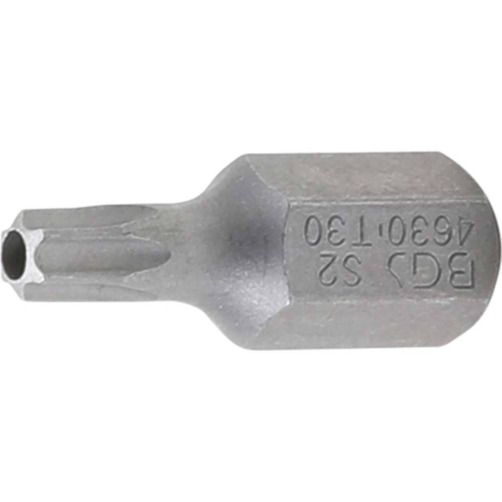 T-Profil-Bit - CV-Stahl - T30 - 3/8" - 6-kant - Torx mit Bohrung - 30 mm lang