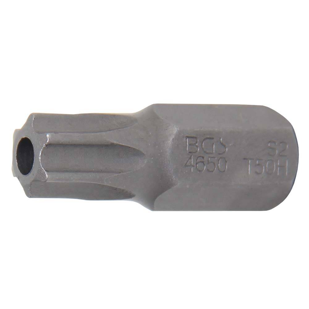 T-Profil-Bit - 3/8" - Torx mit Bohrung - 30 mm lang - T-Profil T50