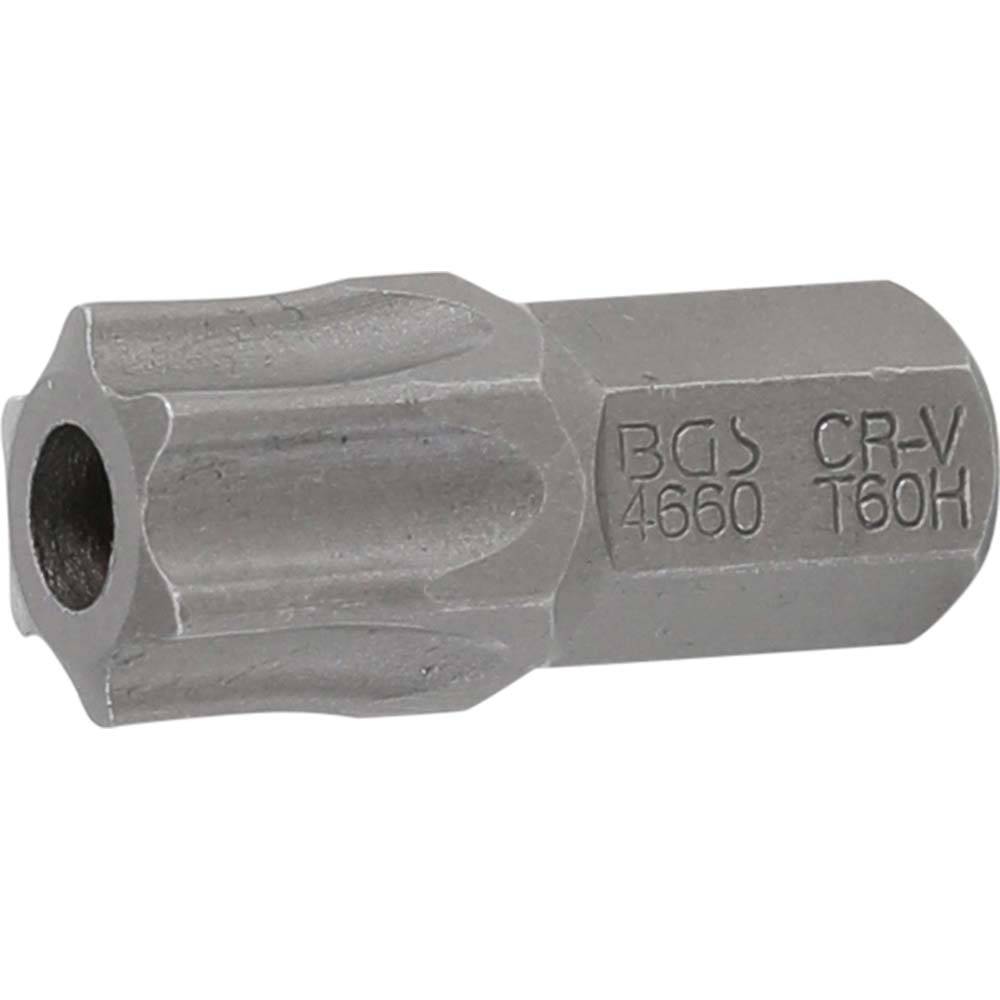 T-Profil-Bit - 3/8" - Torx mit Bohrung - 30 mm lang - T-Profil T60