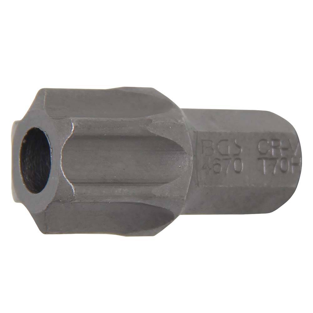T-Profil-Bit - 3/8" - Torx mit Bohrung - 30 mm lang - T-Profil T70