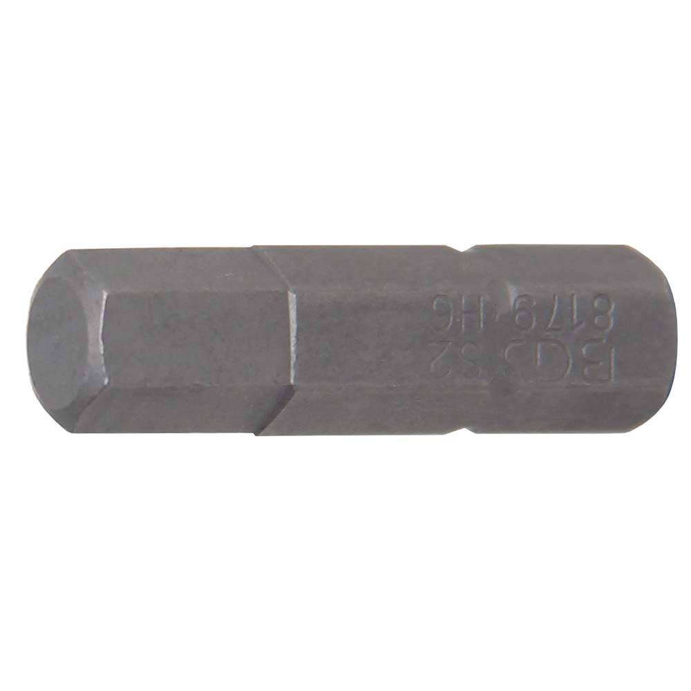 Bit Innen-6-kant - 1/4" - 25 mm - Chrom-Vanadium-Stahl - Bit Innen-6-kant 6 mm